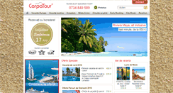 Desktop Screenshot of carpatour.ro